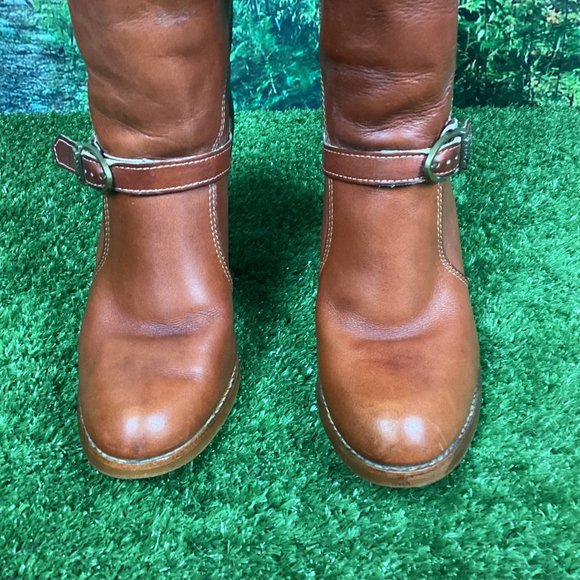 Vintage Zodiac Heeled Leather Boots 7.5 w/box - Picture 3 of 16